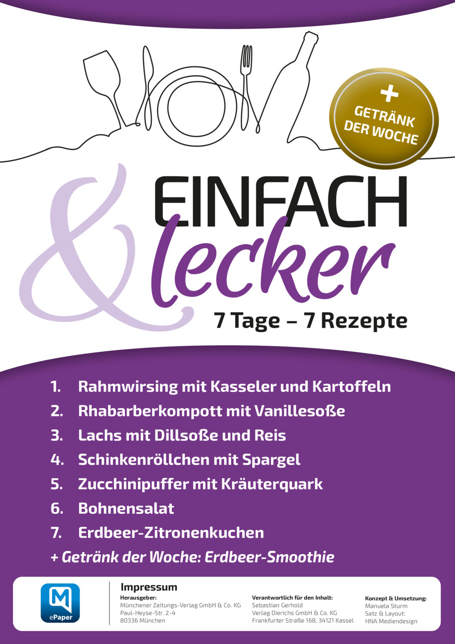 7 Tage – 7 Rezepte vom Montag, 05.05.2025