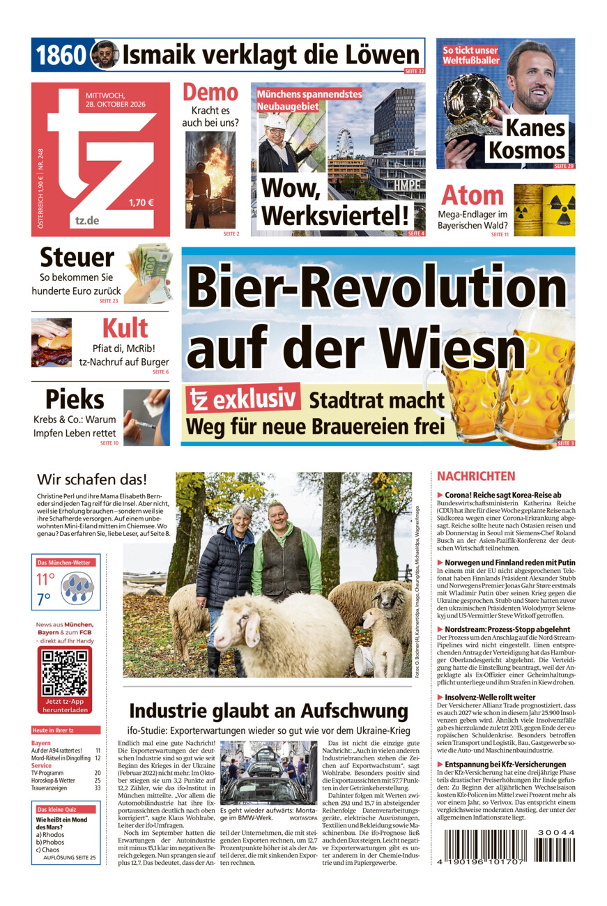tz vom 28.10. vom Mittwoch, 28.10.2026