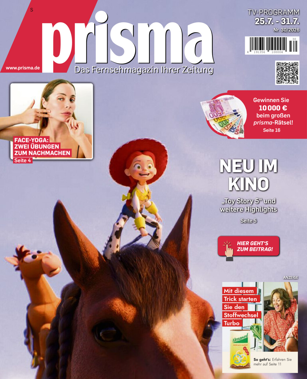 Fernsehmagazin vom Freitag, 24.07.2026