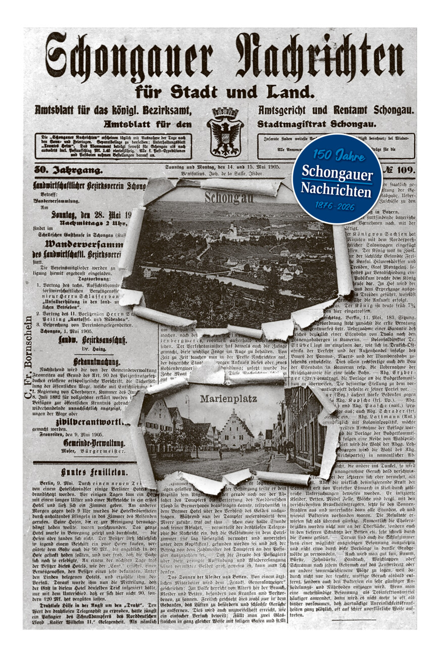 150 Jahre Schongauer Nachricht vom Freitag, 10.07.2026