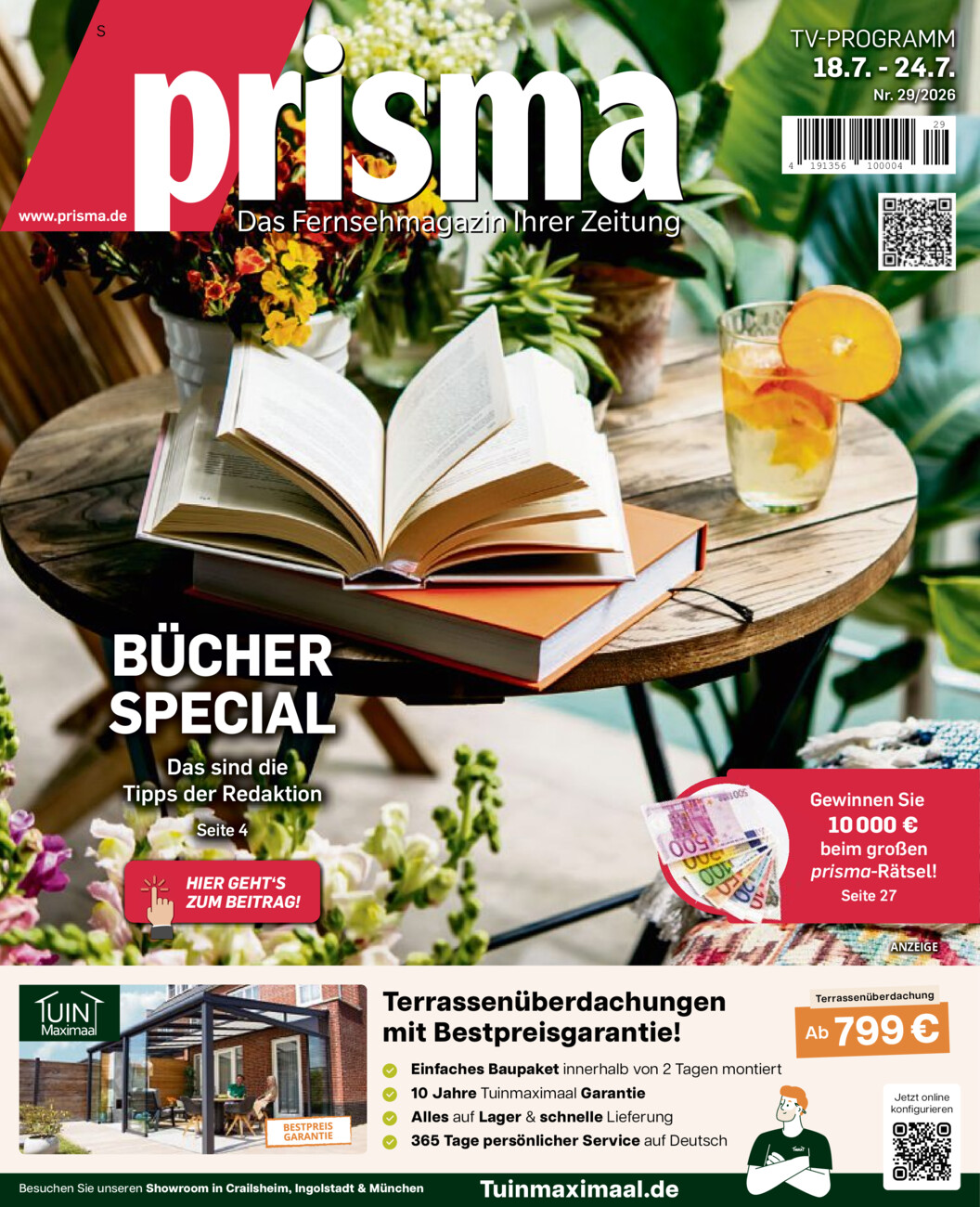 Fernsehmagazin vom Freitag, 17.07.2026