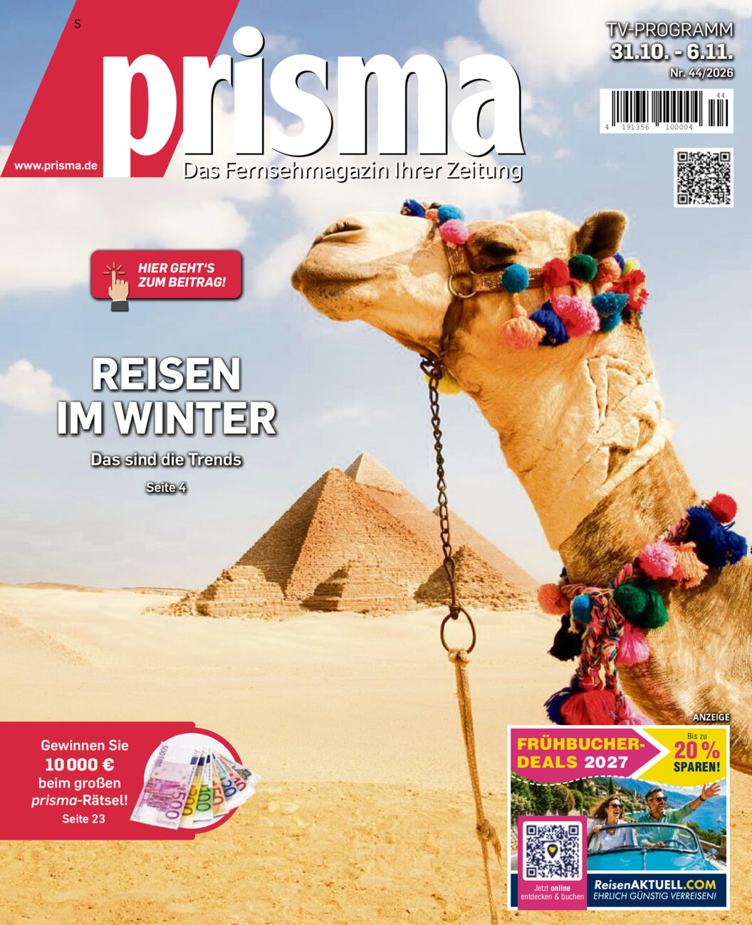 Fernsehmagazin vom Freitag, 30.10.2026