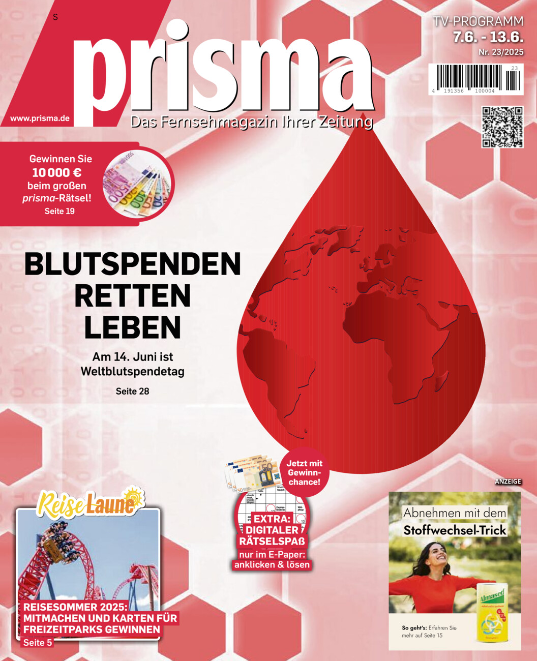 Fernsehmagazin vom Freitag, 06.06.2025