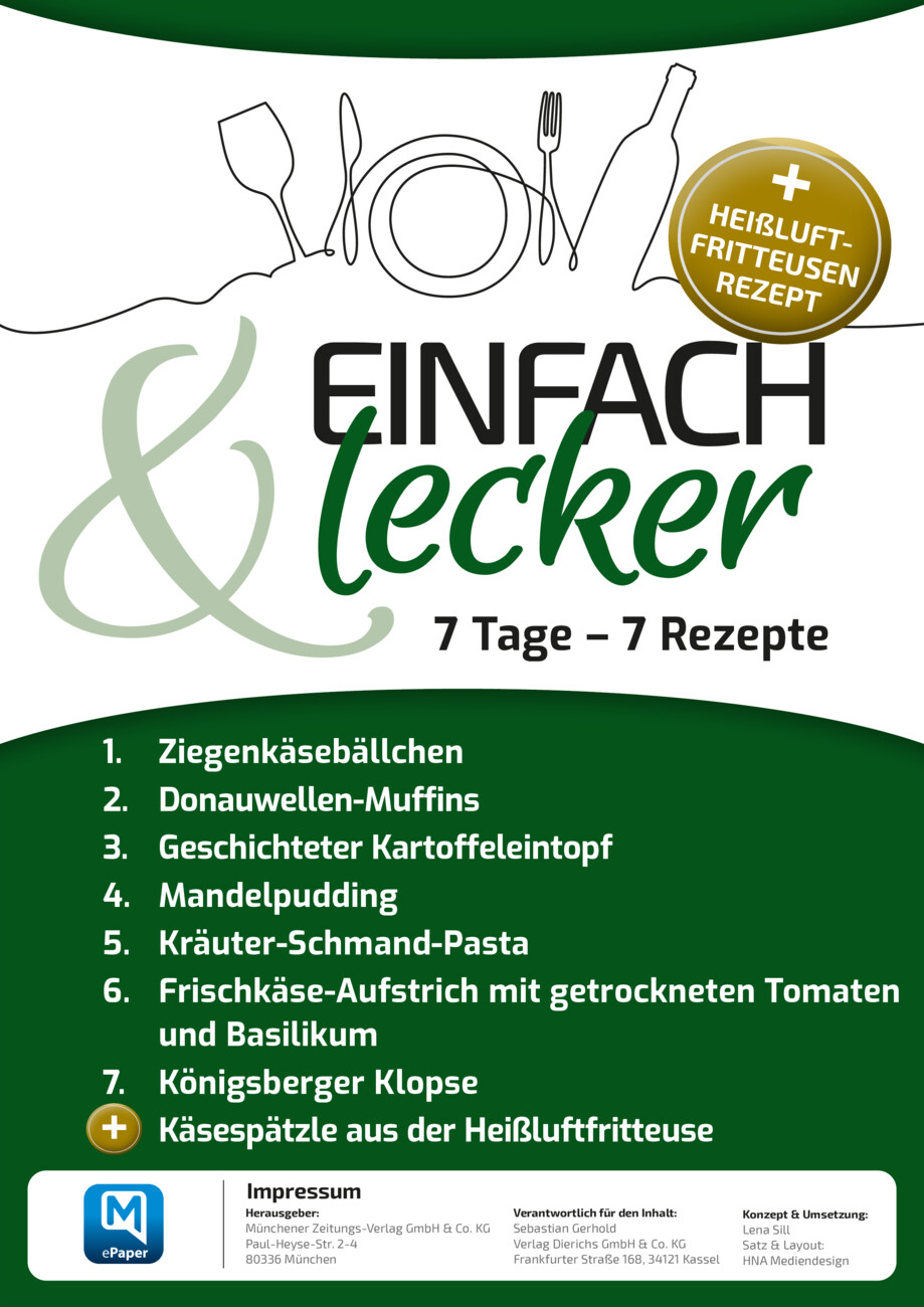 7 Tage – 7 Rezepte  vom Montag, 28.09.2026