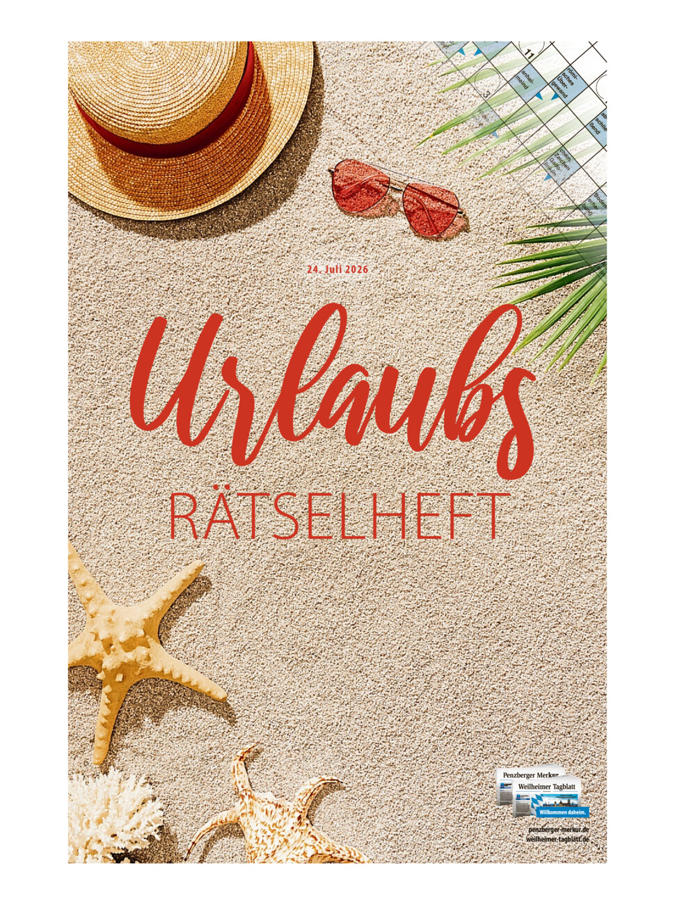 Rätselheft Sommer WM vom Freitag, 24.07.2026