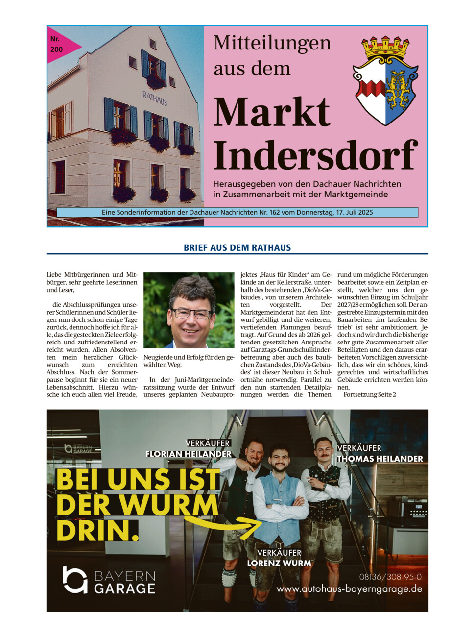 MTB Markt Indersdorf vom Donnerstag, 17.07.2025
