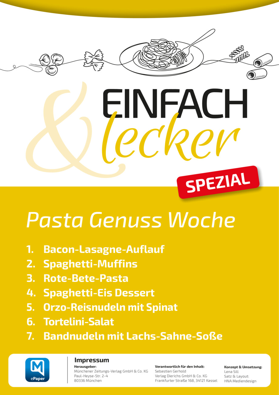 7 Tage – 7 Rezepte  vom Montag, 10.08.2026
