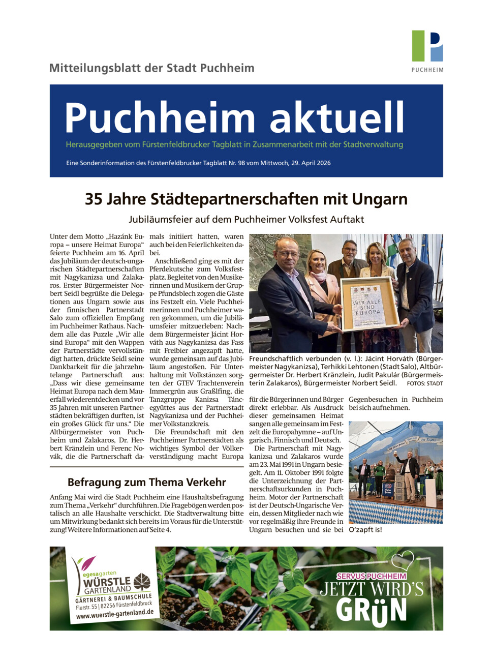 Mitteilungsblatt Puchheim 2025 vom Mittwoch, 29.04.2026