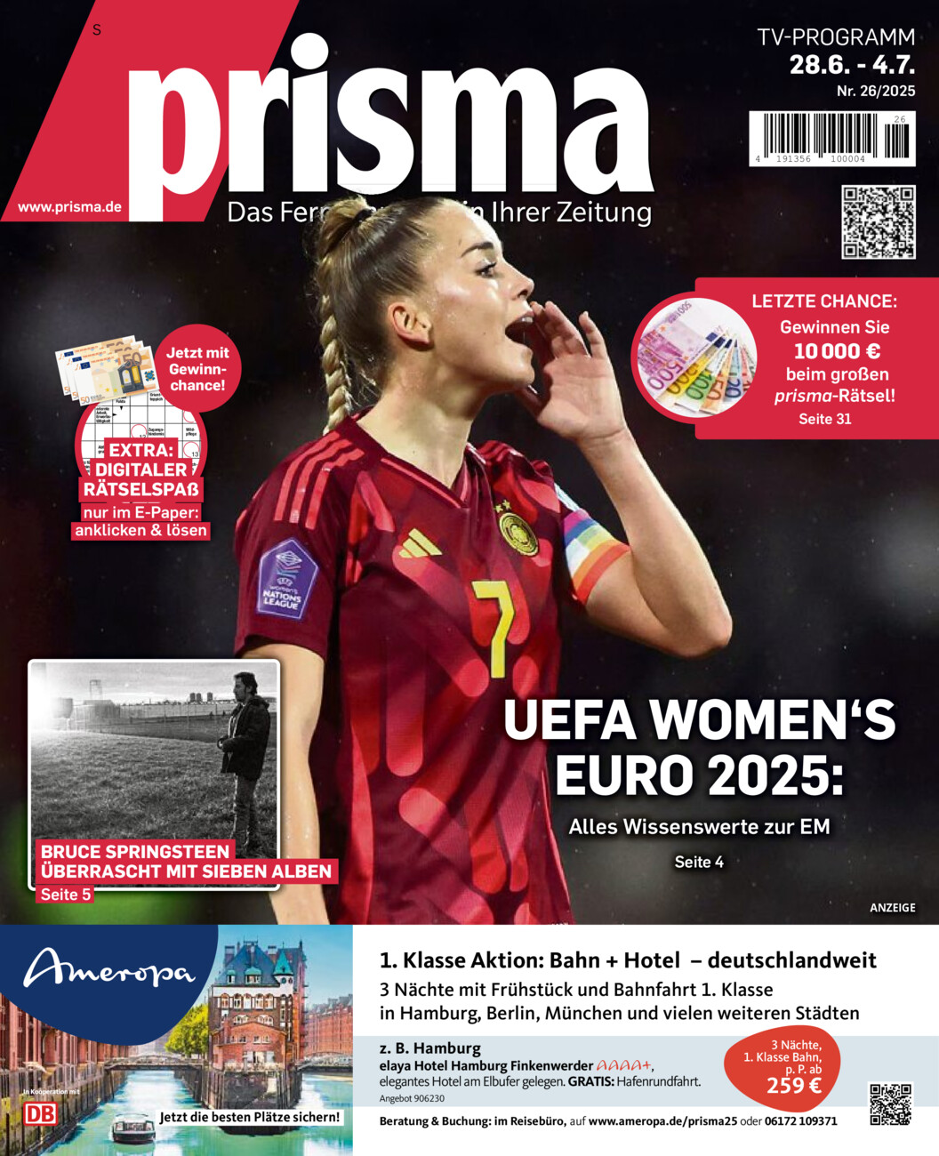 Fernsehmagazin vom Freitag, 27.06.2025
