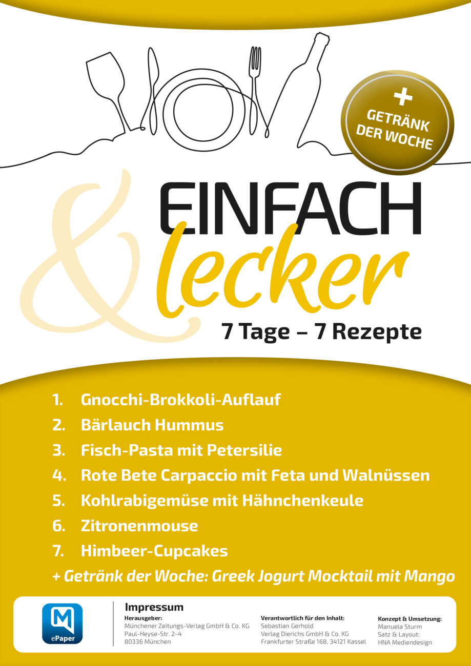 7 Tage – 7 Rezepte vom Montag, 02.06.2025