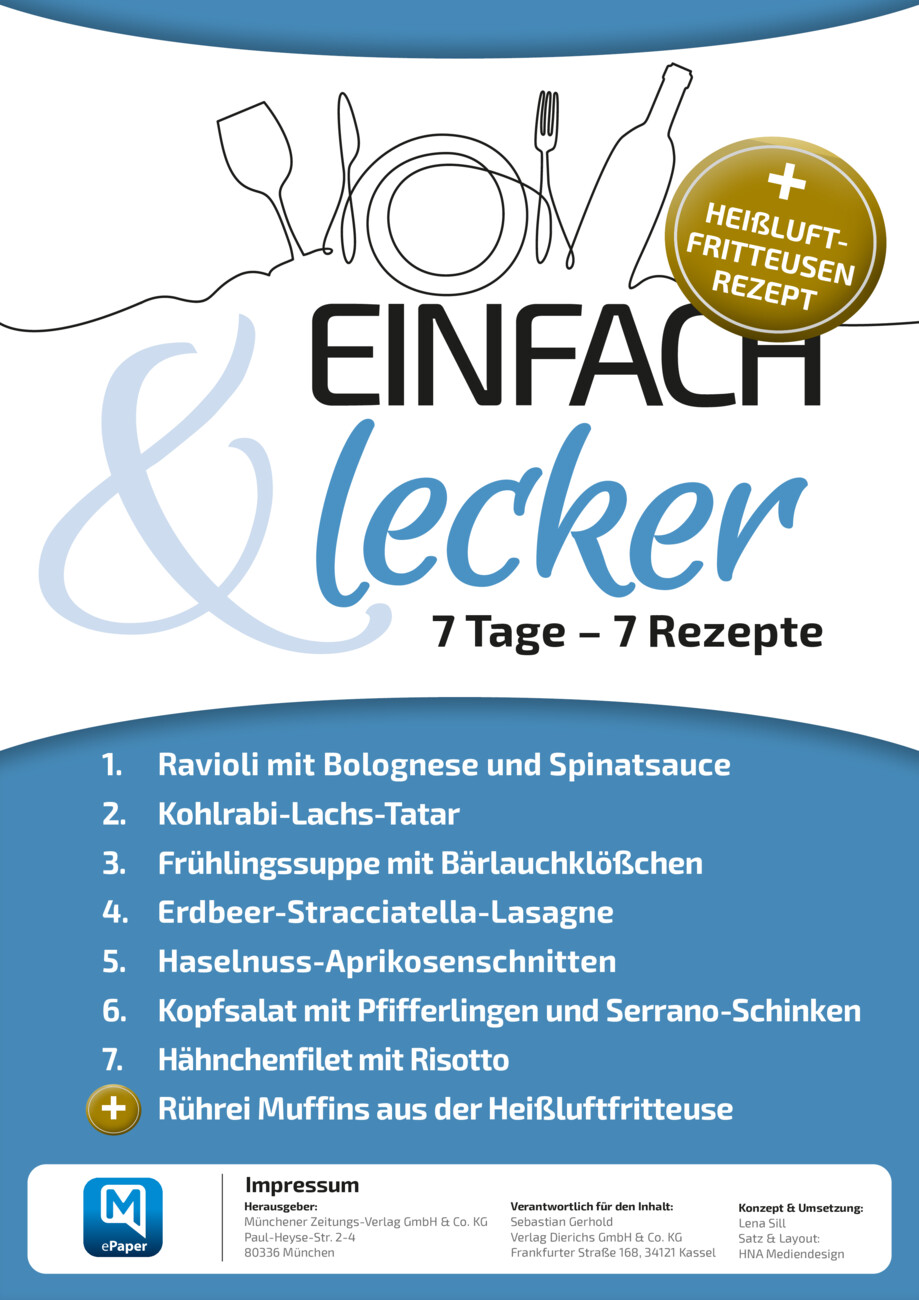  7 Tage – 7 Rezepte  vom Montag, 04.05.2026