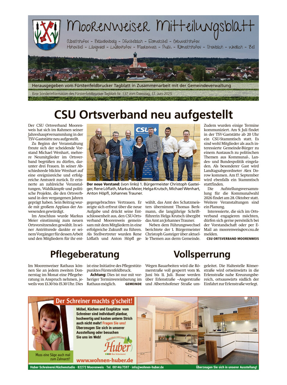 MTB Moorenweis vom Dienstag, 17.06.2025