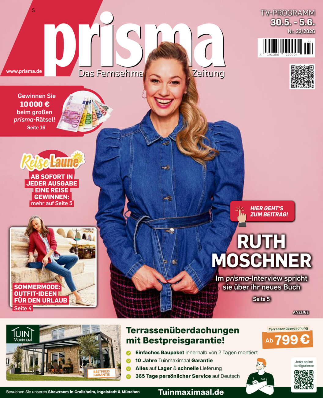 Fernsehmagazin vom Freitag, 29.05.2026