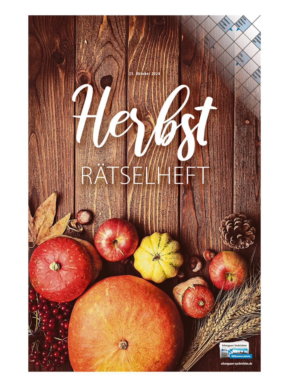 Rätselheft Herbst SOG vom Freitag, 25.10.2024