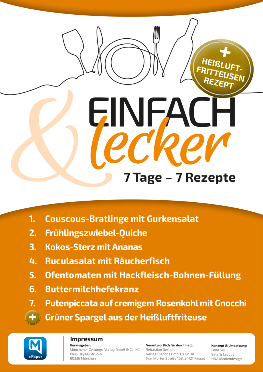 7 Tage – 7 Rezepte  vom Montag, 20.04.2026