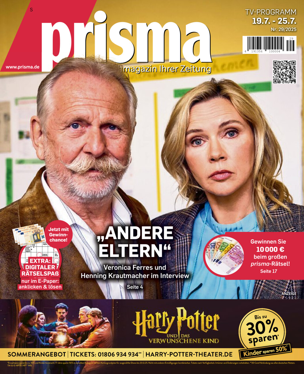 Fernsehmagazin vom Freitag, 18.07.2025