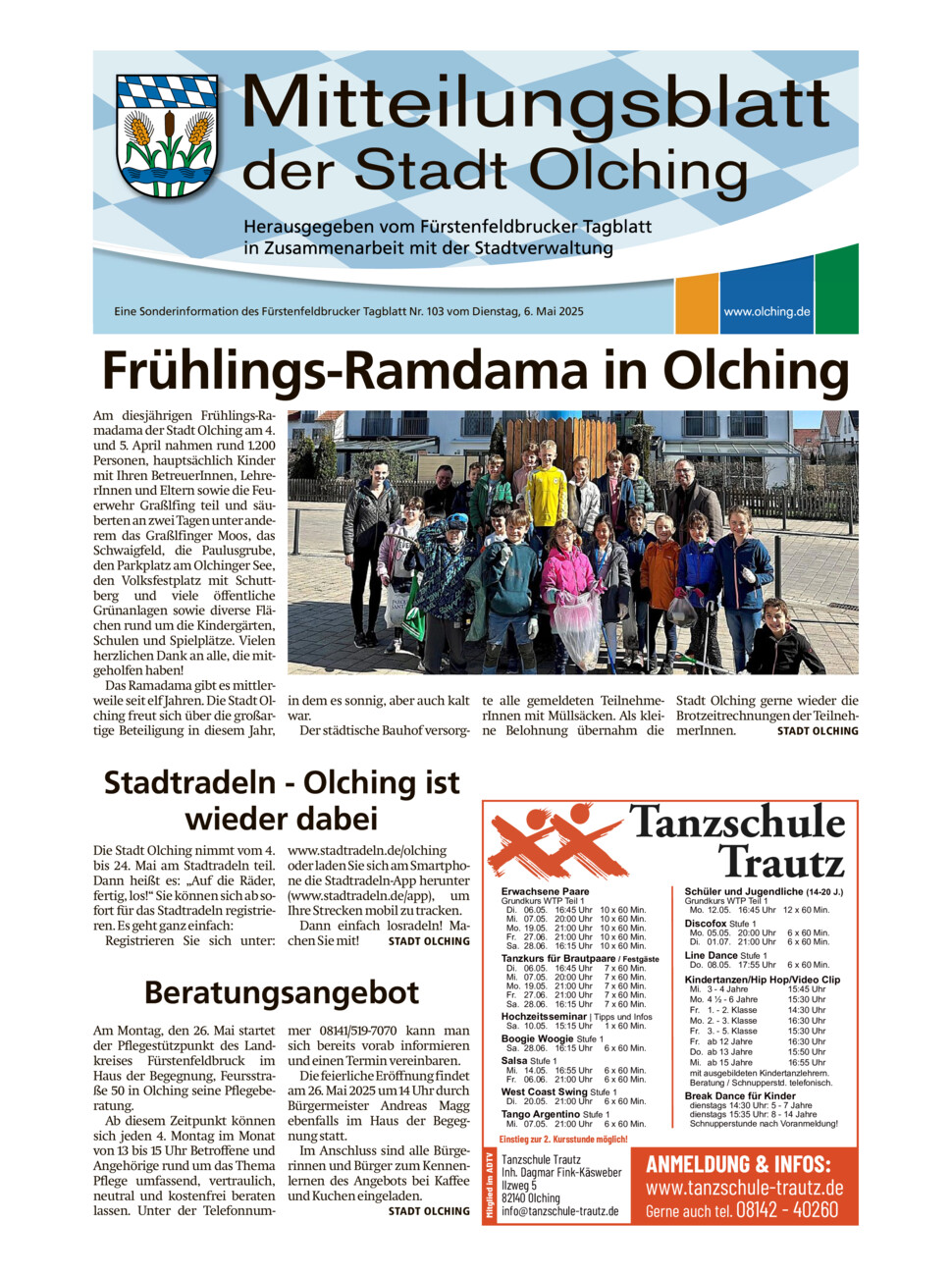 Mitteilungsblatt Olching vom Dienstag, 06.05.2025
