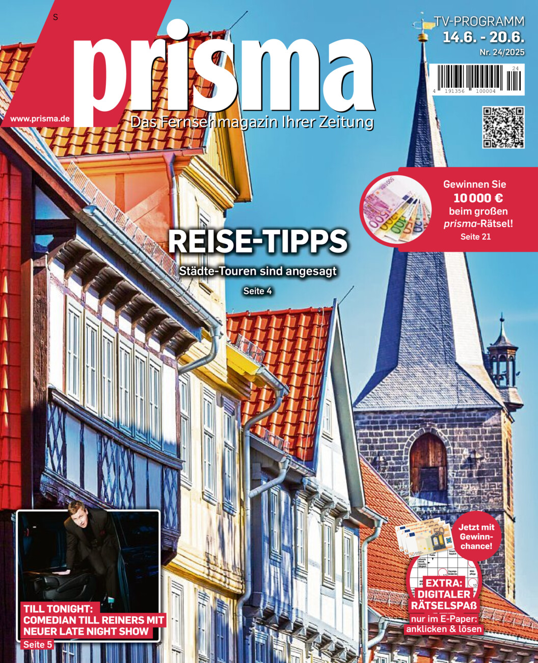 Fernsehmagazin vom Freitag, 13.06.2025