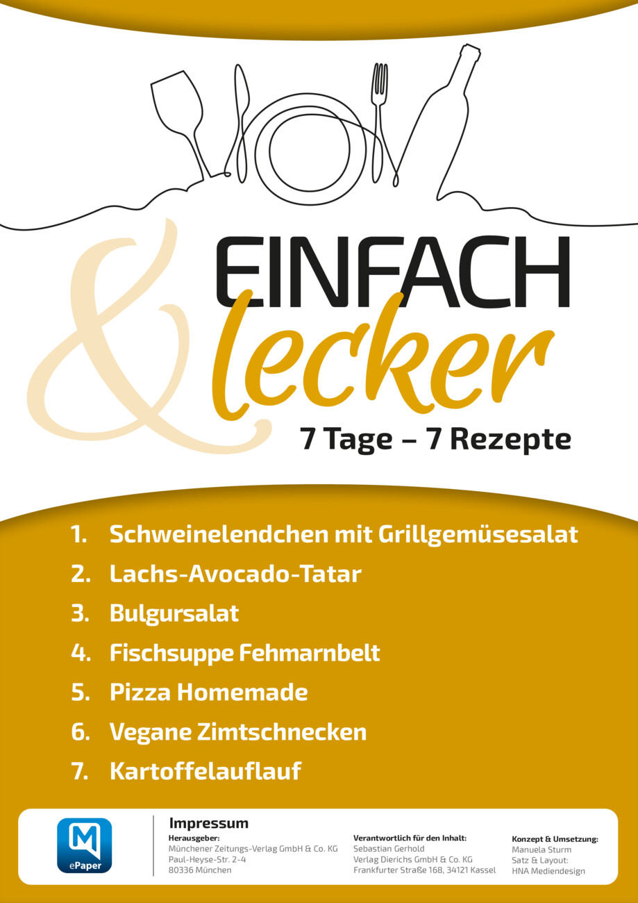 7 Tage – 7 Rezepte  vom Montag, 28.10.2024