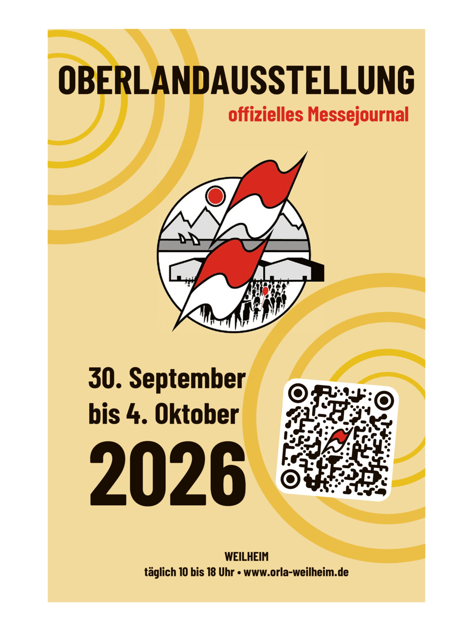 Oberlandausstellung ORLA WM vom Donnerstag, 24.09.2026