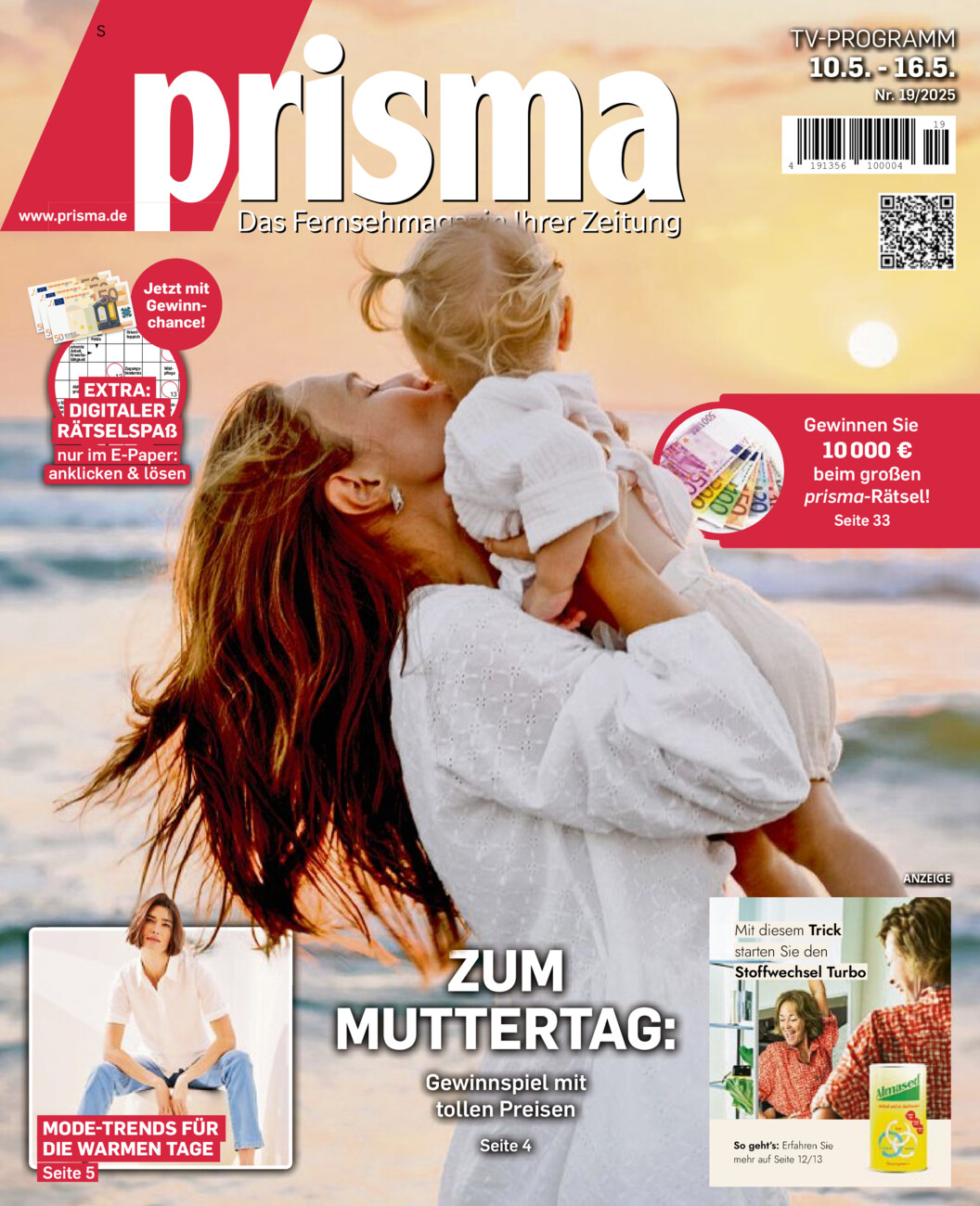 Fernsehmagazin vom Freitag, 09.05.2025