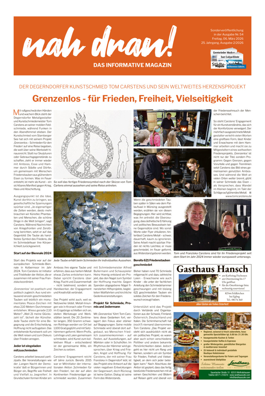 Nah dran vom Freitag, 06.03.2026