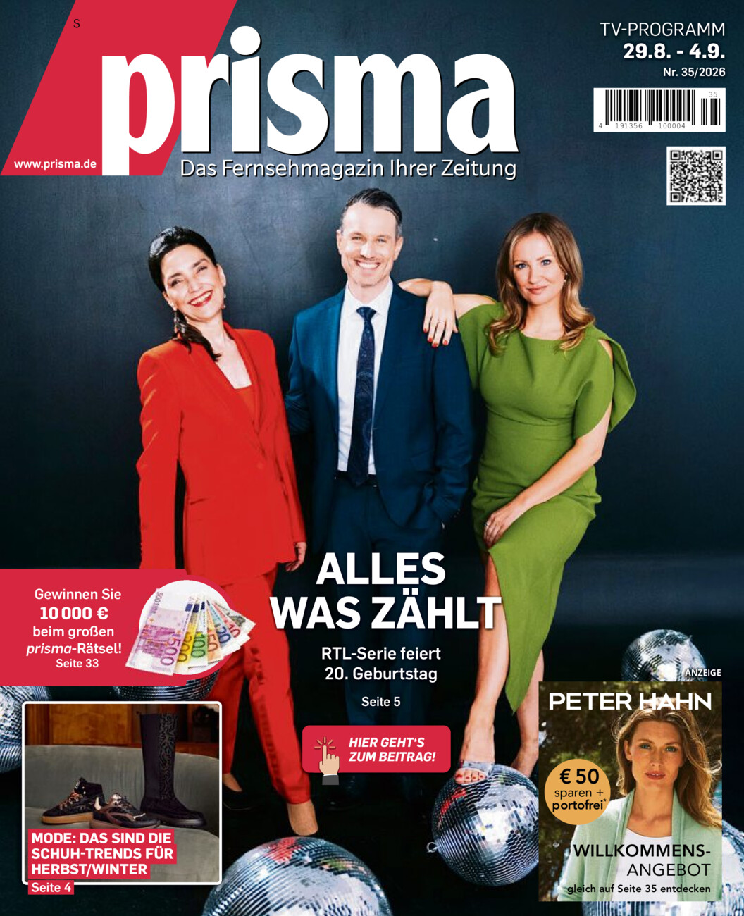 Fernsehmagazin vom Freitag, 28.08.2026