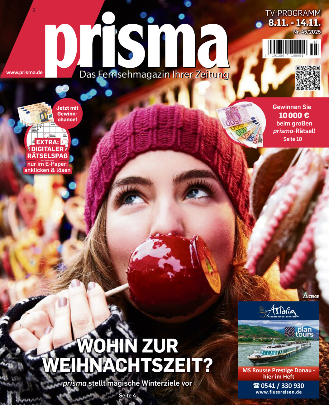 Fernsehmagazin vom Freitag, 07.11.2025