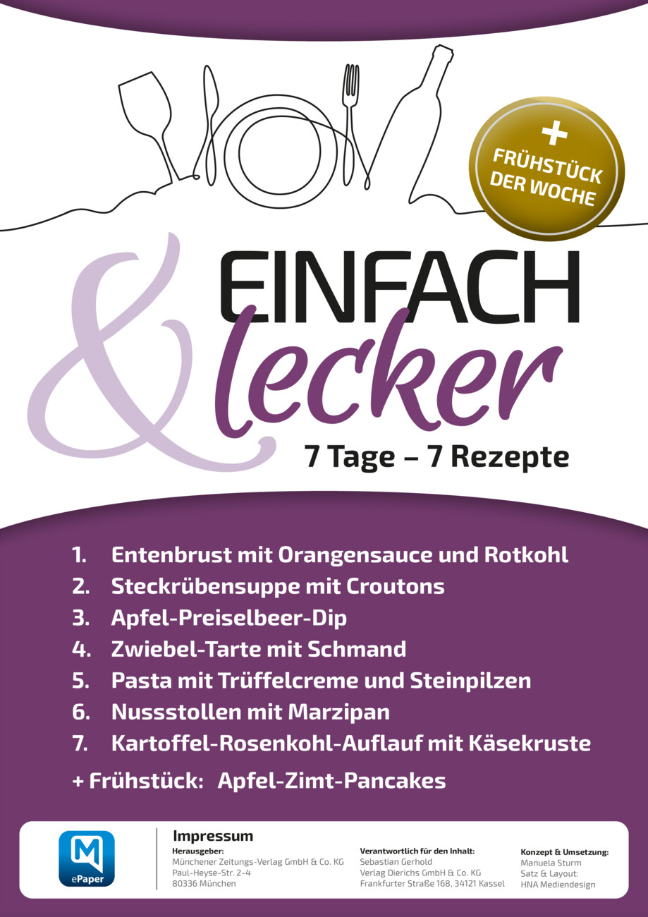 7 Tage – 7 Rezepte vom Montag, 24.11.2025