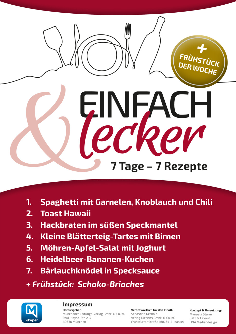 7 Tage – 7 Rezepte vom Montag, 13.10.2025