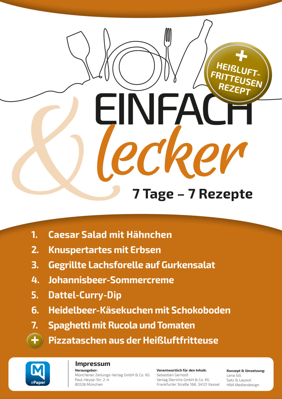 7 Tage – 7 Rezepte vom Montag, 20.07.2026