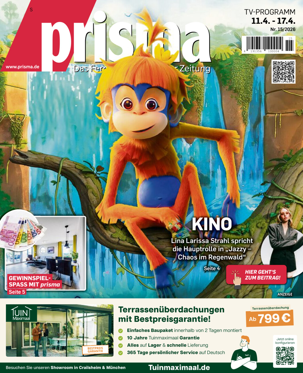 Fernsehmagazin vom Freitag, 10.04.2026