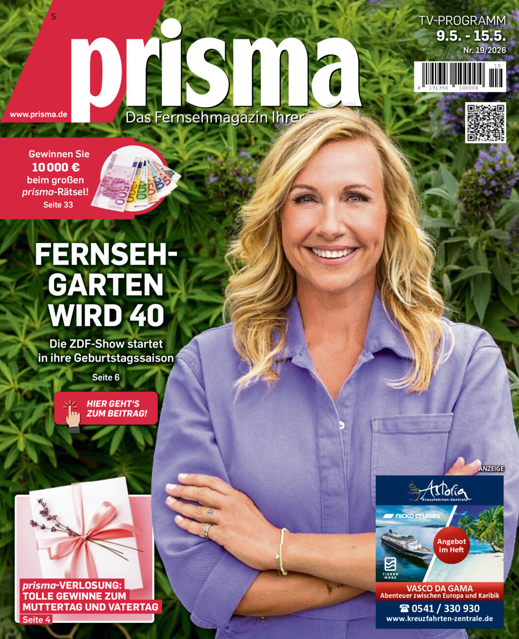 Fernsehmagazin vom Freitag, 08.05.2026