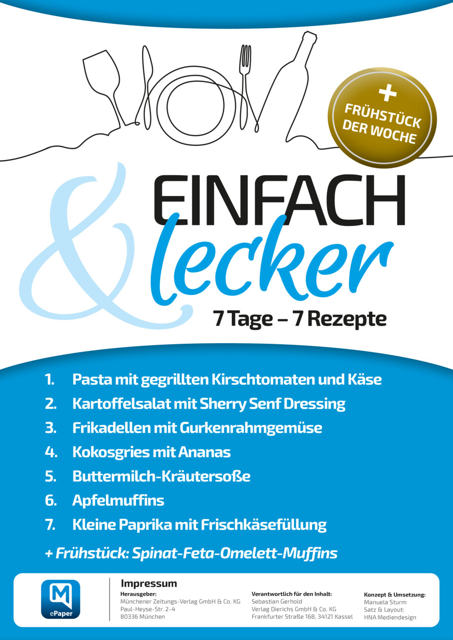 7 Tage - 7 Rezepte vom Montag, 18.08.2025