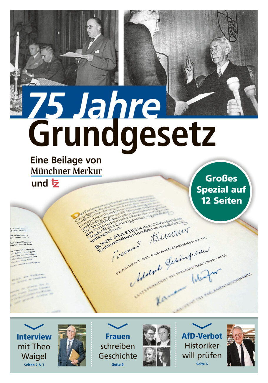 75 Jahre Grundgesetz vom Freitag, 17.05.2024
