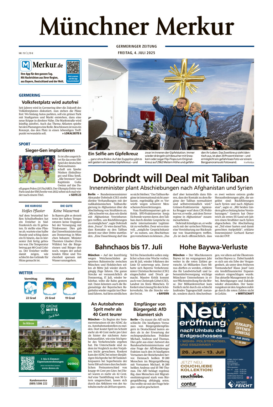 Germeringer Zeitung vom Freitag, 04.07.2025