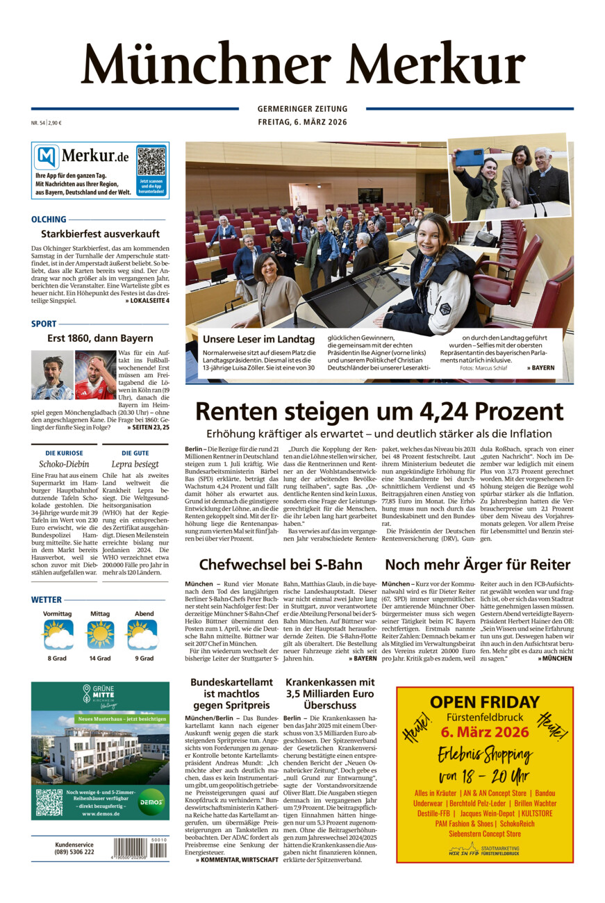 Germeringer Zeitung vom Freitag, 06.03.2026