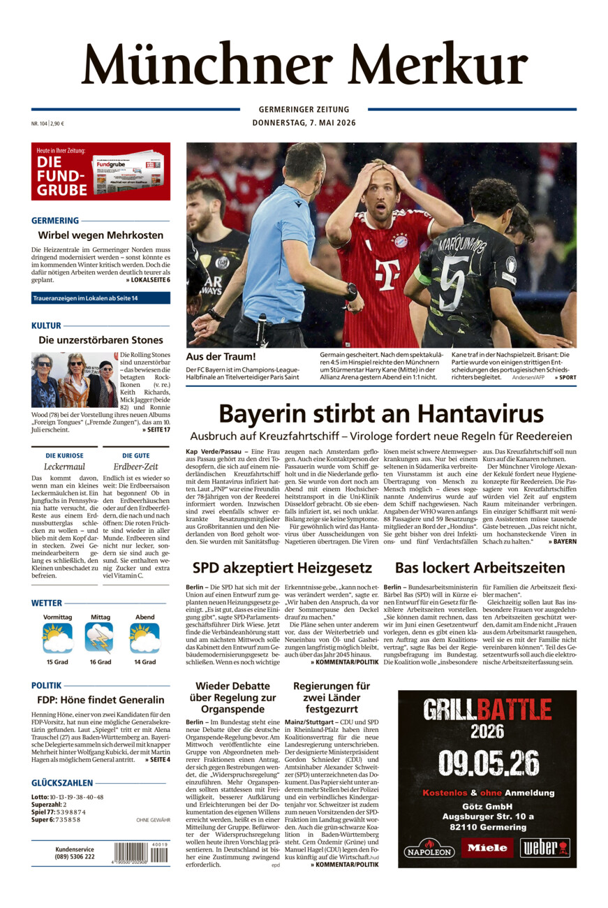 Germeringer Zeitung vom Donnerstag, 07.05.2026