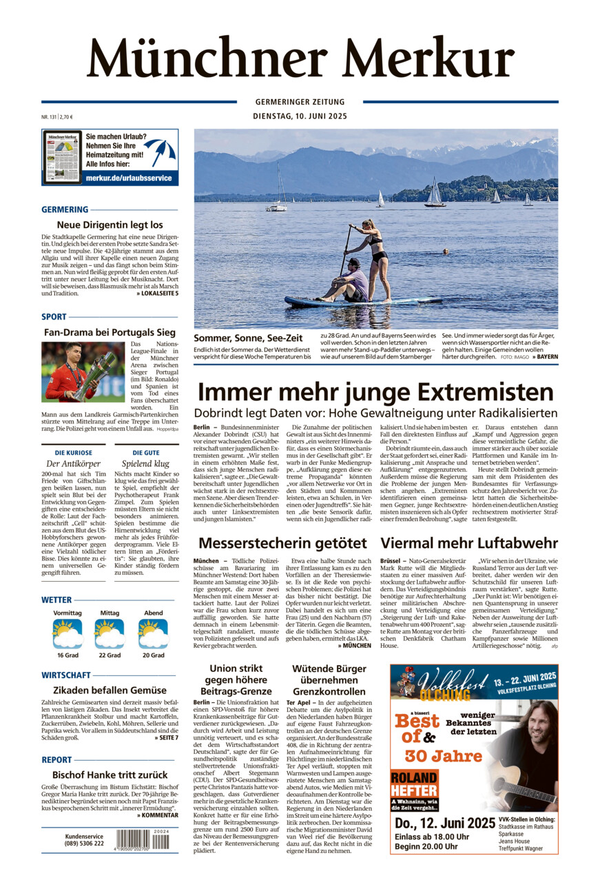 Germeringer Zeitung vom Dienstag, 10.06.2025