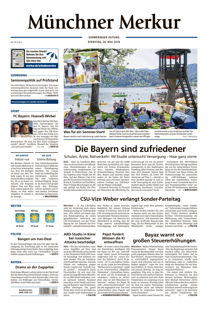 Germeringer Zeitung vom Dienstag, 26.05.2026