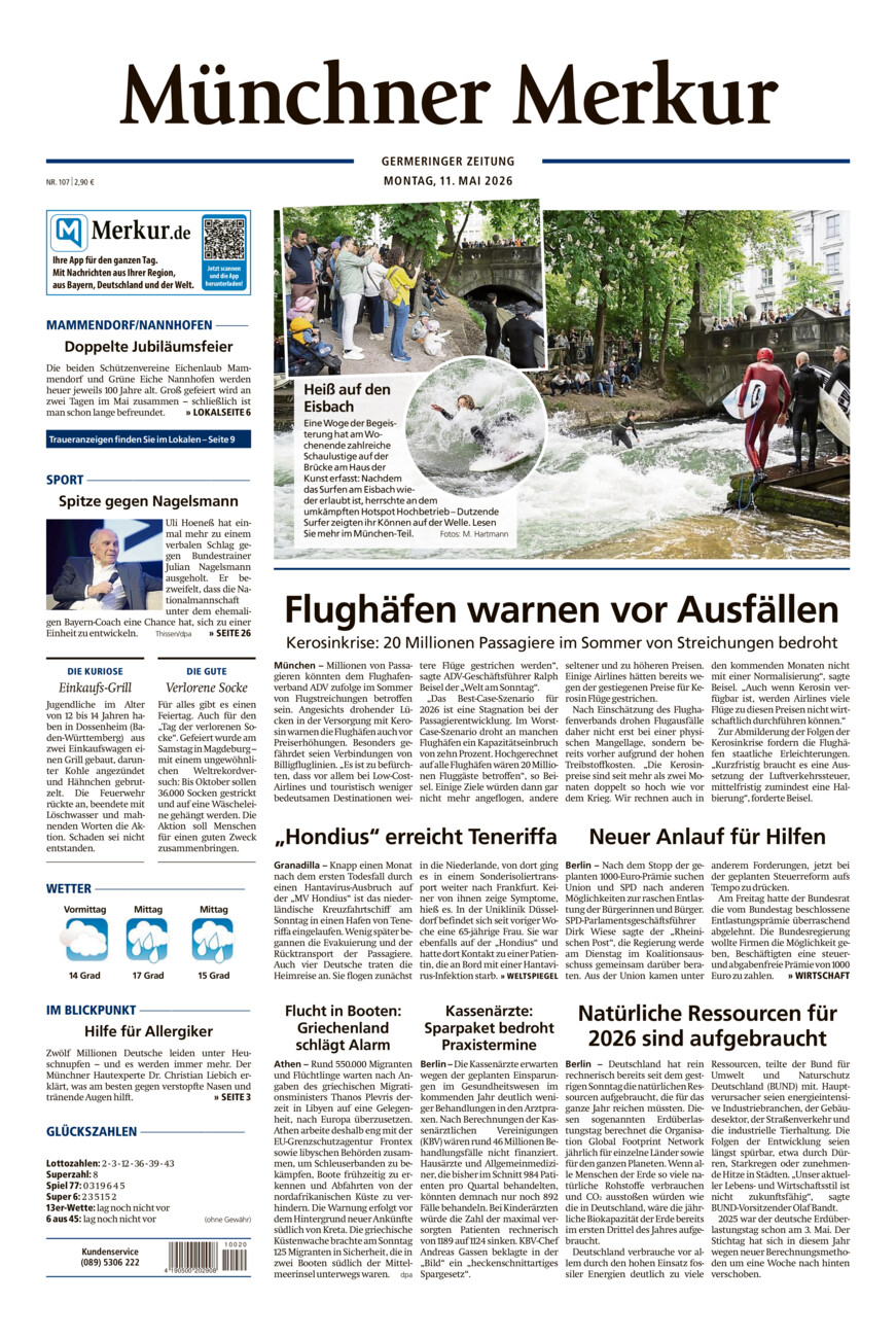 Germeringer Zeitung vom Montag, 11.05.2026