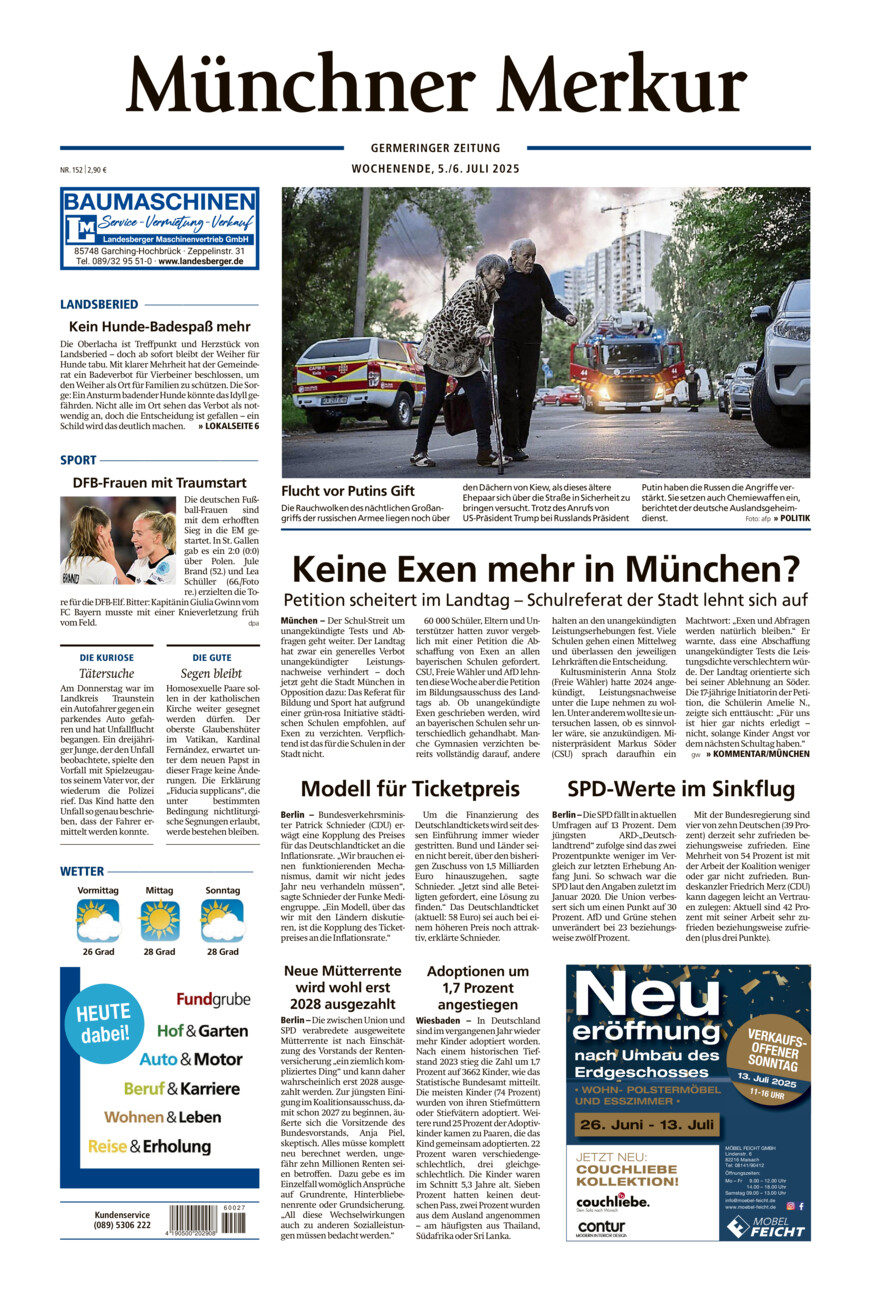 Germeringer Zeitung vom Samstag, 05.07.2025