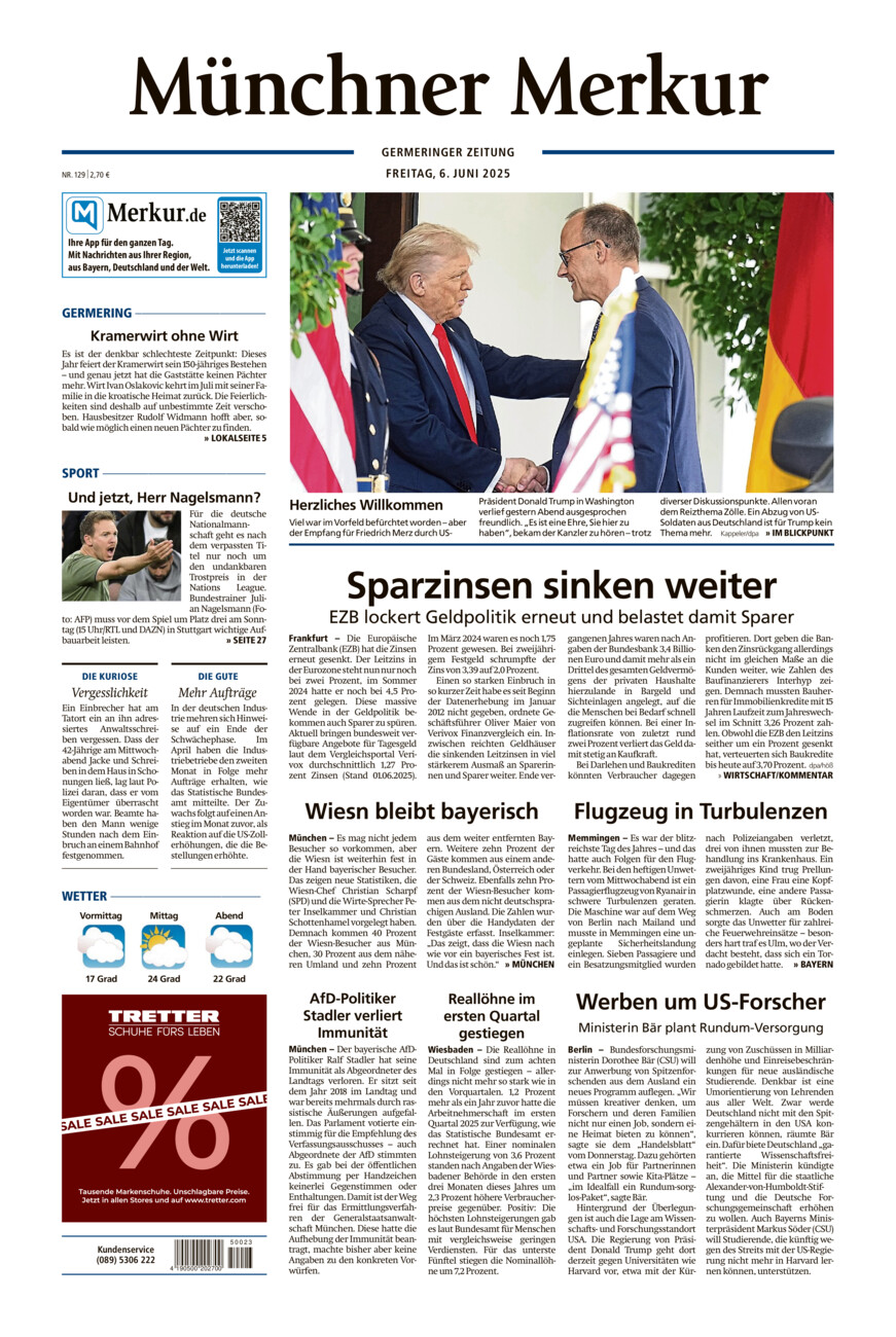 Germeringer Zeitung vom Freitag, 06.06.2025