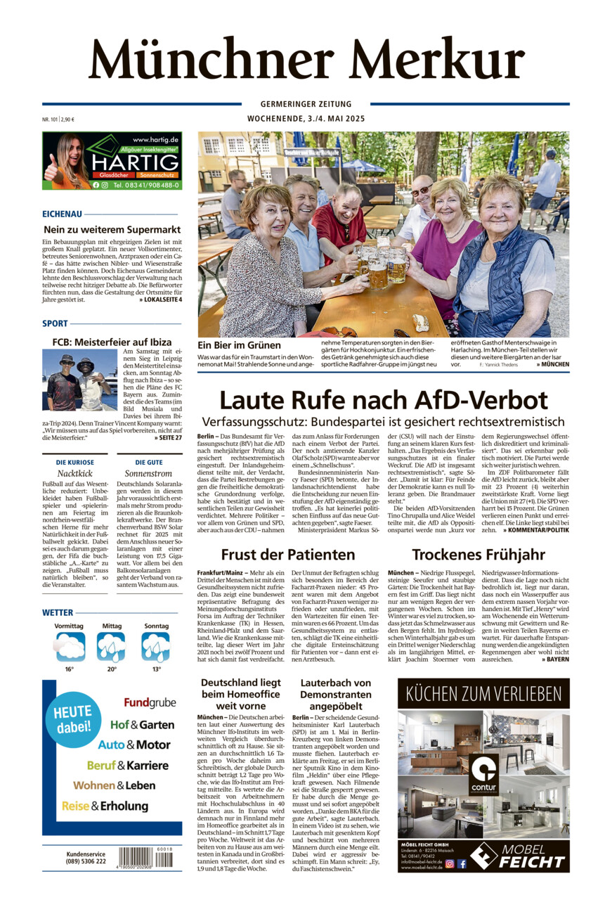 Germeringer Zeitung vom Samstag, 03.05.2025