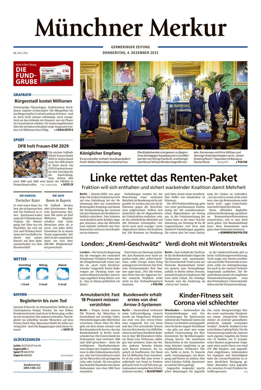 Germeringer Zeitung vom Donnerstag, 04.12.2025