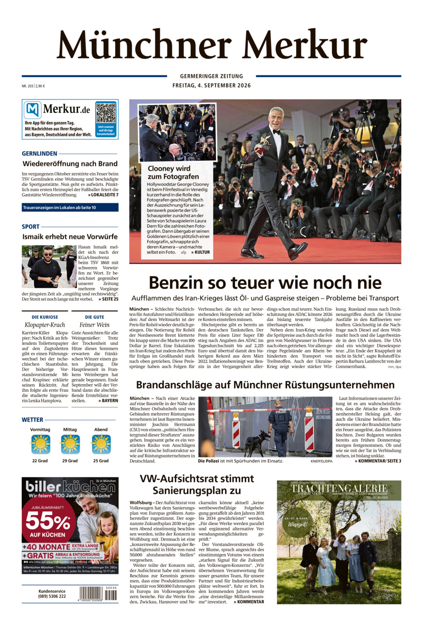 Germeringer Zeitung vom Freitag, 04.09.2026
