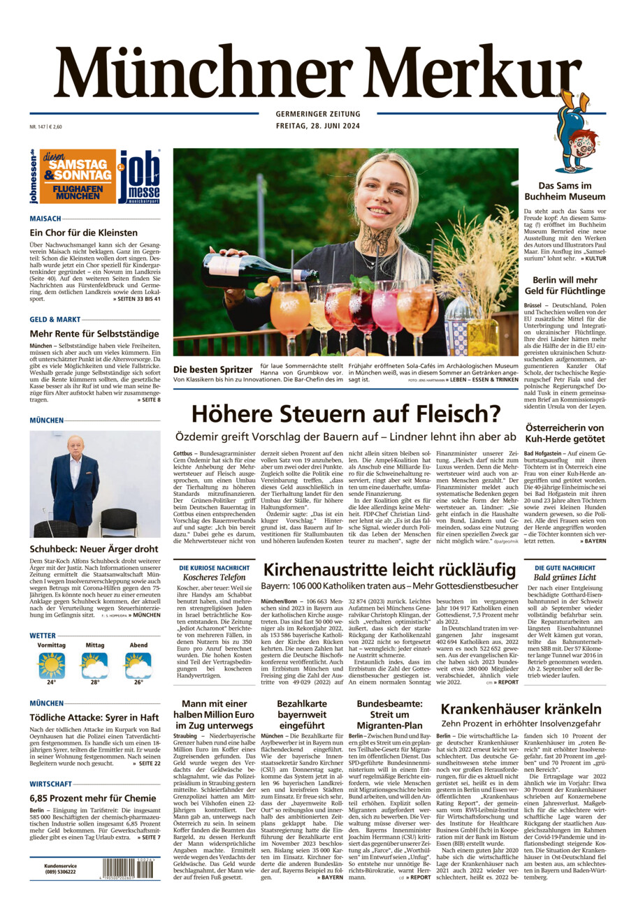 Germeringer Zeitung vom Freitag, 28.06.2024