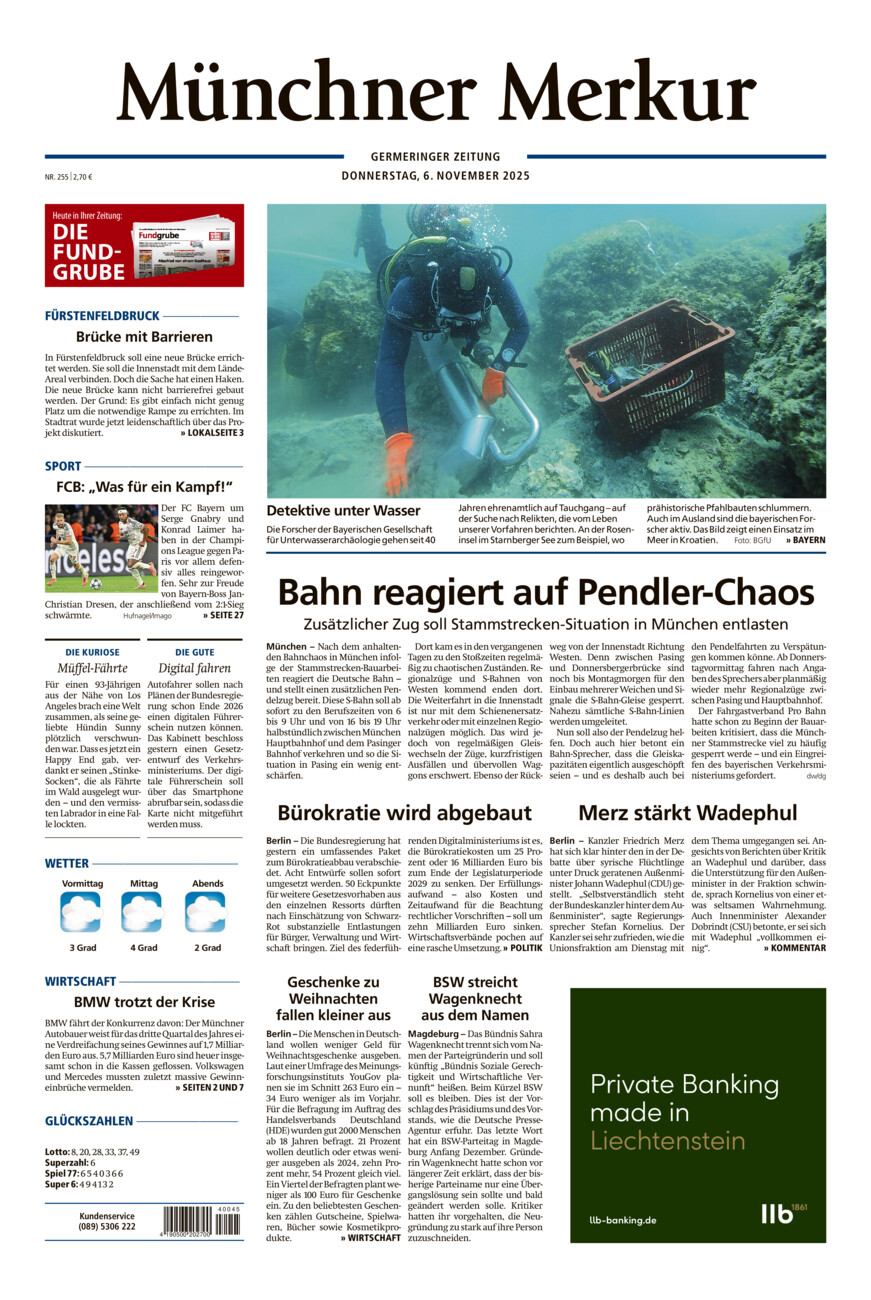 Germeringer Zeitung vom Donnerstag, 06.11.2025