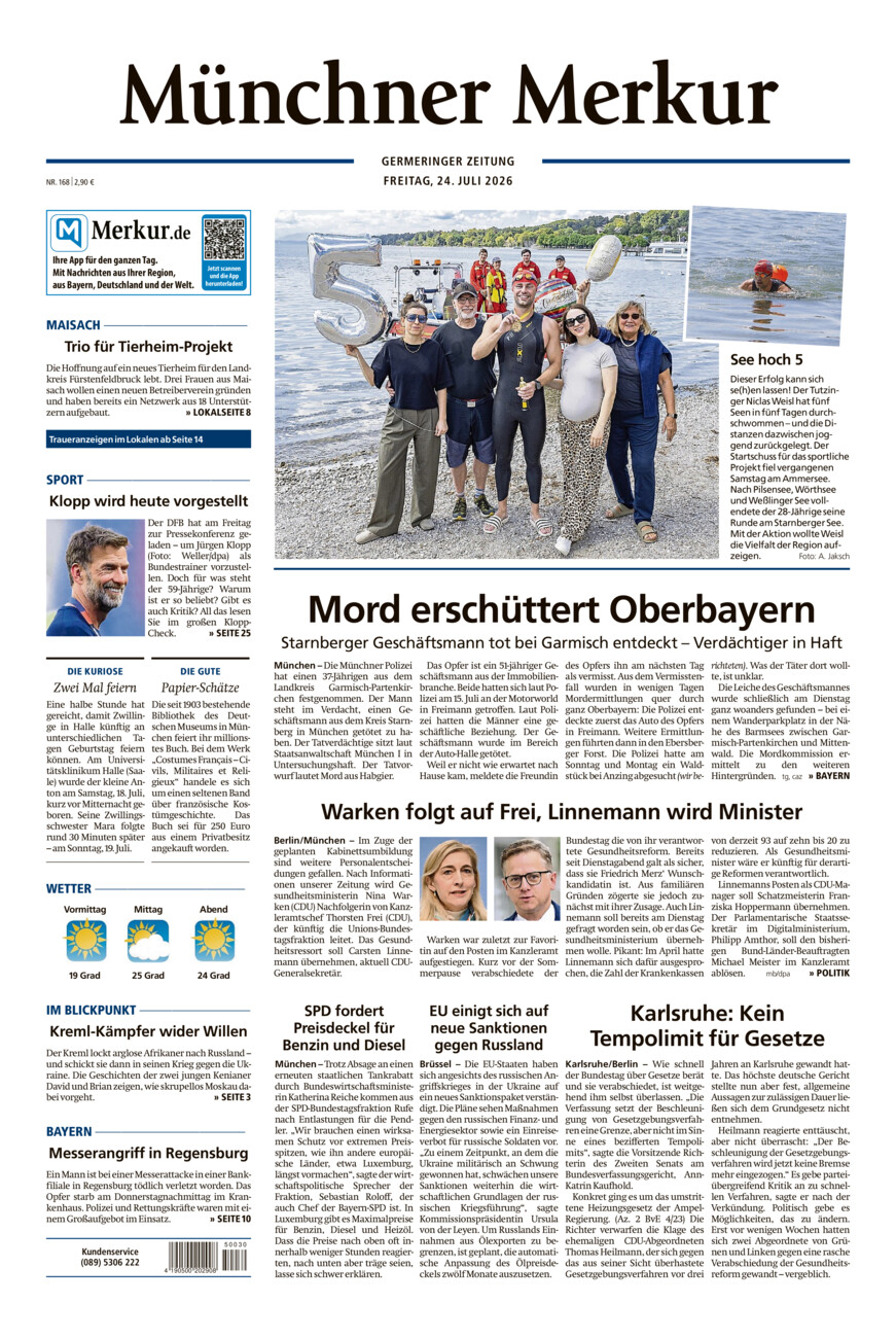 Germeringer Zeitung vom Freitag, 24.07.2026