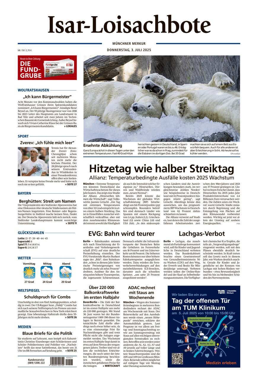 Isar-Loisachbote vom Donnerstag, 03.07.2025